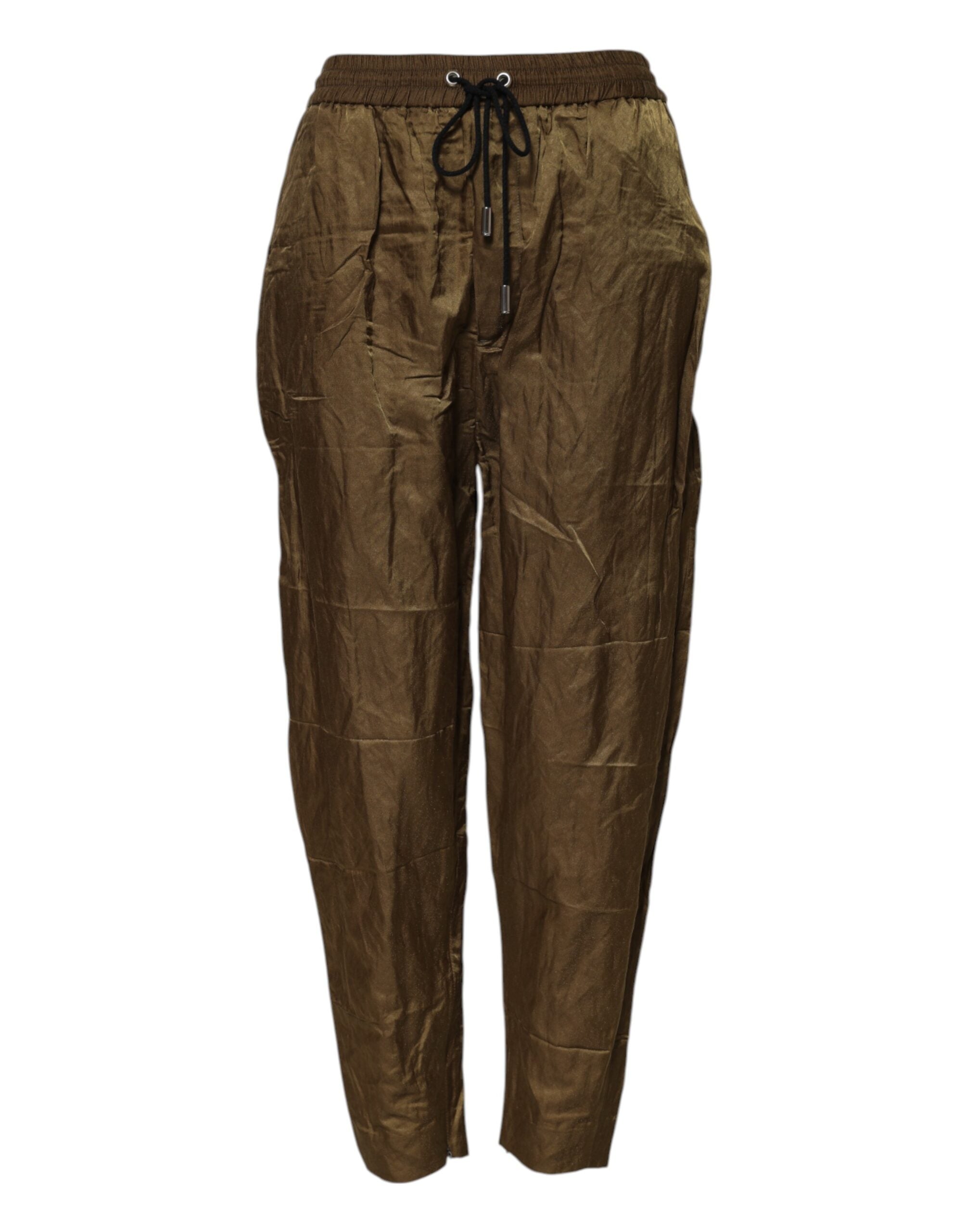 Dsquared² Brown Mid Waisted Women SweatWomen's Women's Pants