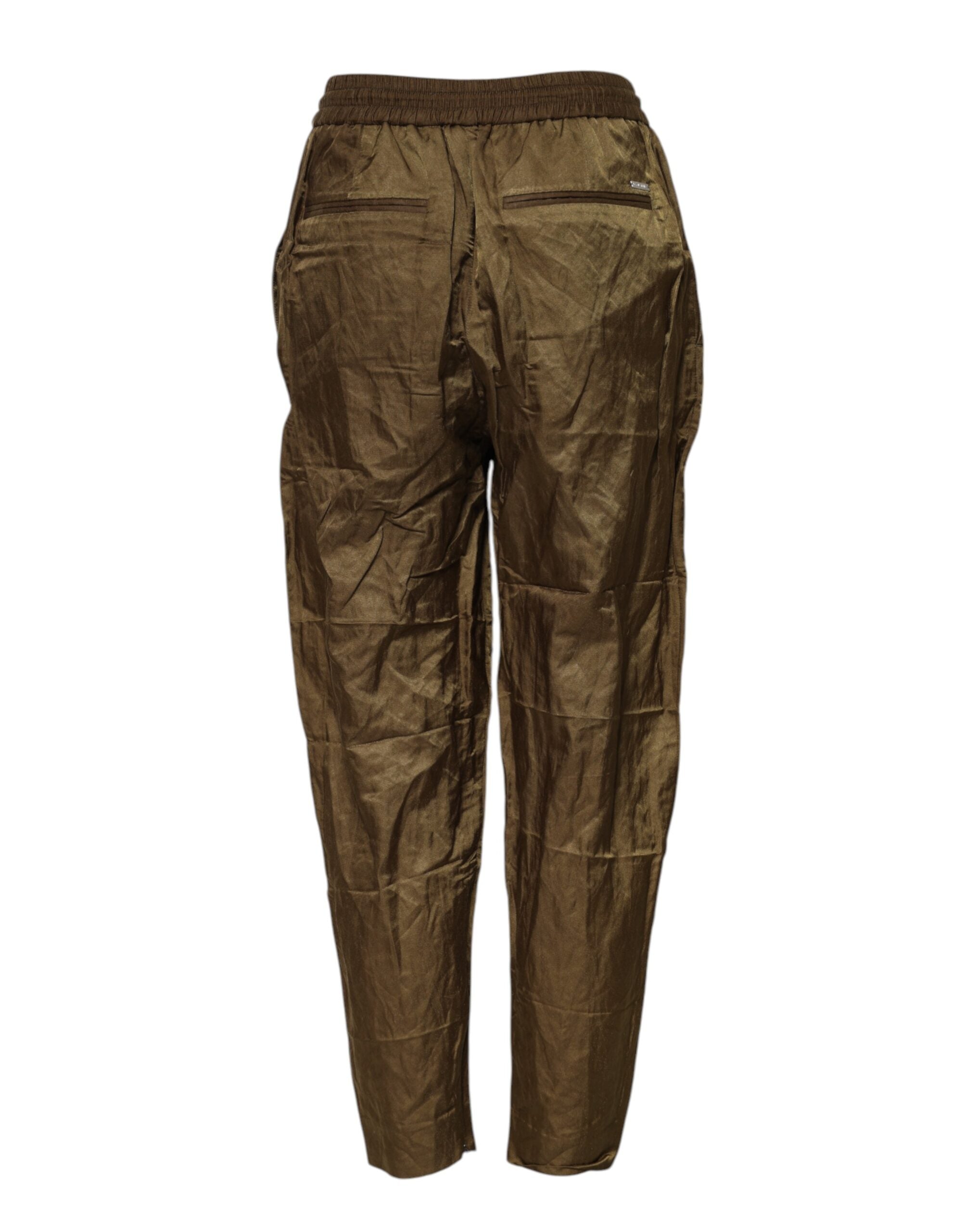 Dsquared² Brown Mid Waisted Women SweatWomen's Women's Pants