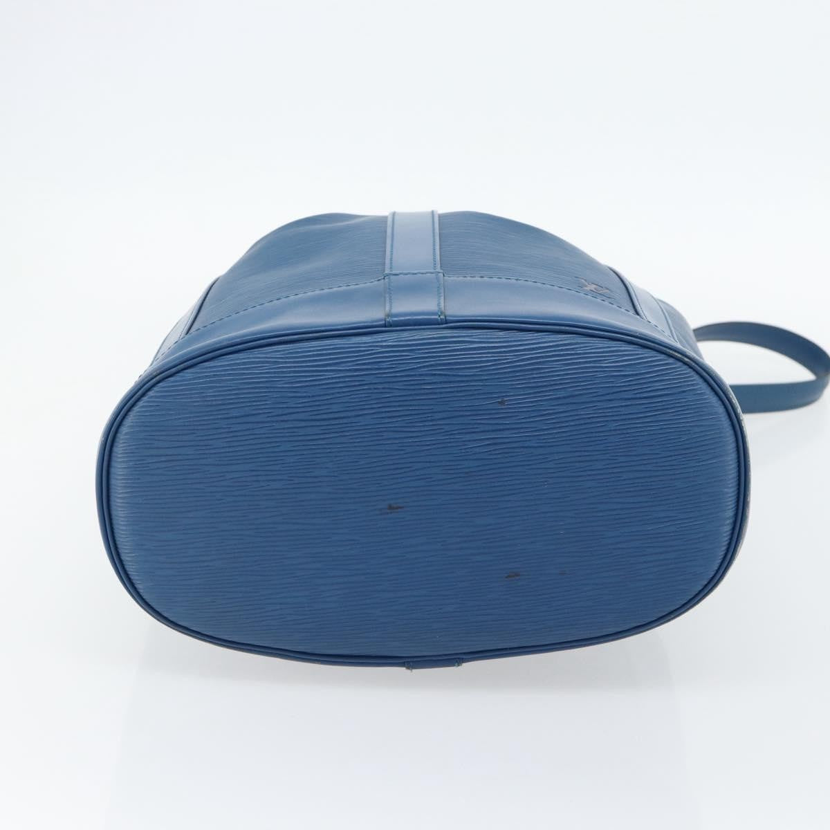 Louis Vuitton Randonnee Epi Leather Blue Leather Backpack Bag (Pre-Owned)