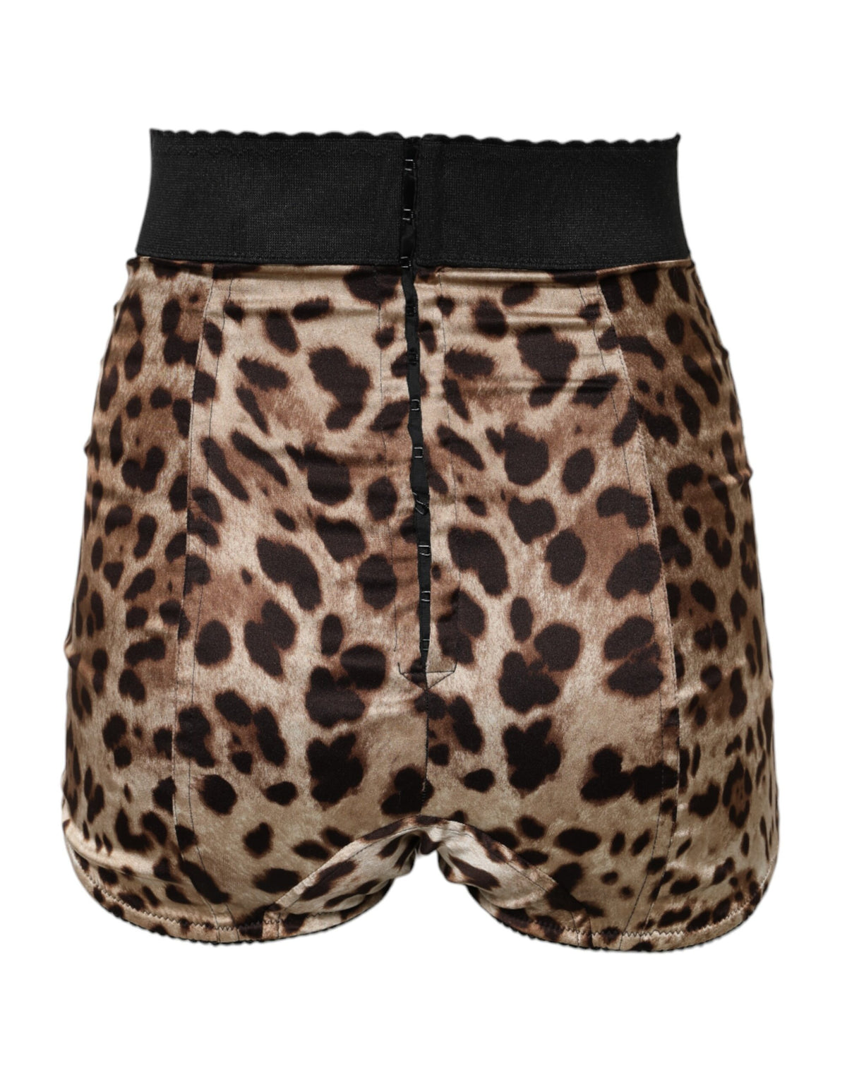 Dolce & Gabbana Brown Leopard High Waist Hot Pants Women's Shorts