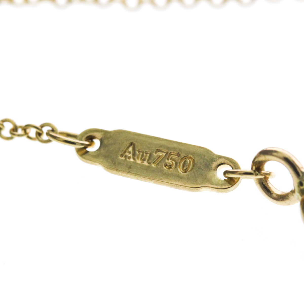 Tiffany & Co. T Smile Pendant 18K Yellow Gold Gold Yellow_Gold Necklace Jewelry (Pre-Owned)