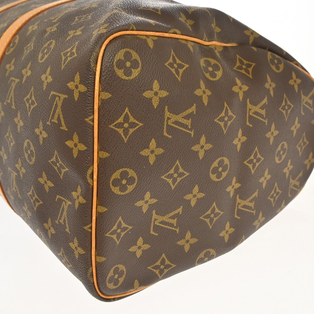 Louis Vuitton Keepall Monogram Canvas Brown Canvas Travel Bag Bag (Pre-Owned)