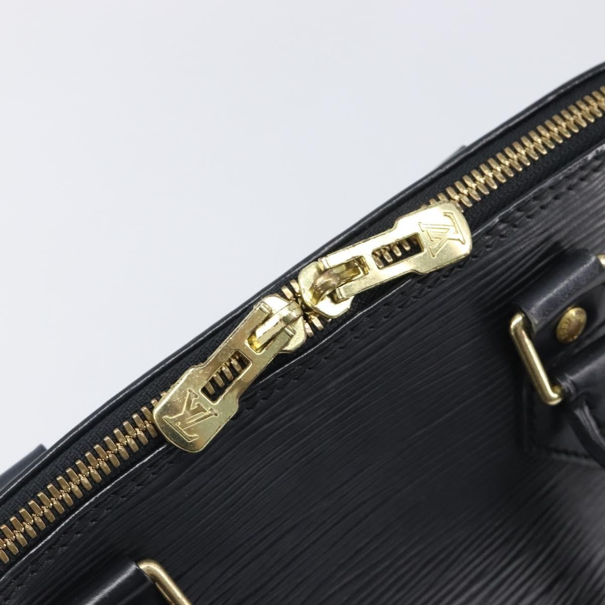 Louis Vuitton Vintage Alma Epi Leather Black Leather Handbag (Pre-Owned)