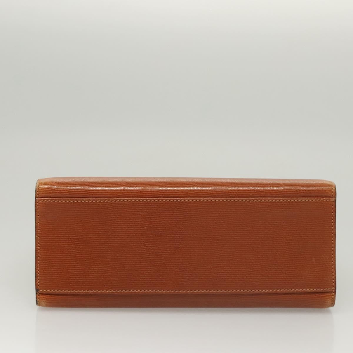 Celine Vintage Leather Brown Leather Handbag (Pre-Owned)