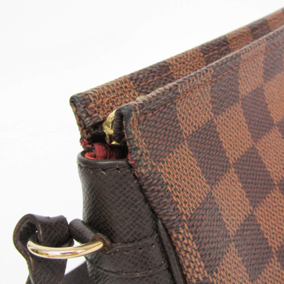Louis Vuitton Trousse Make Up Damier Canvas Brown Canvas Clutche & Pouche Bag (Pre-Owned)