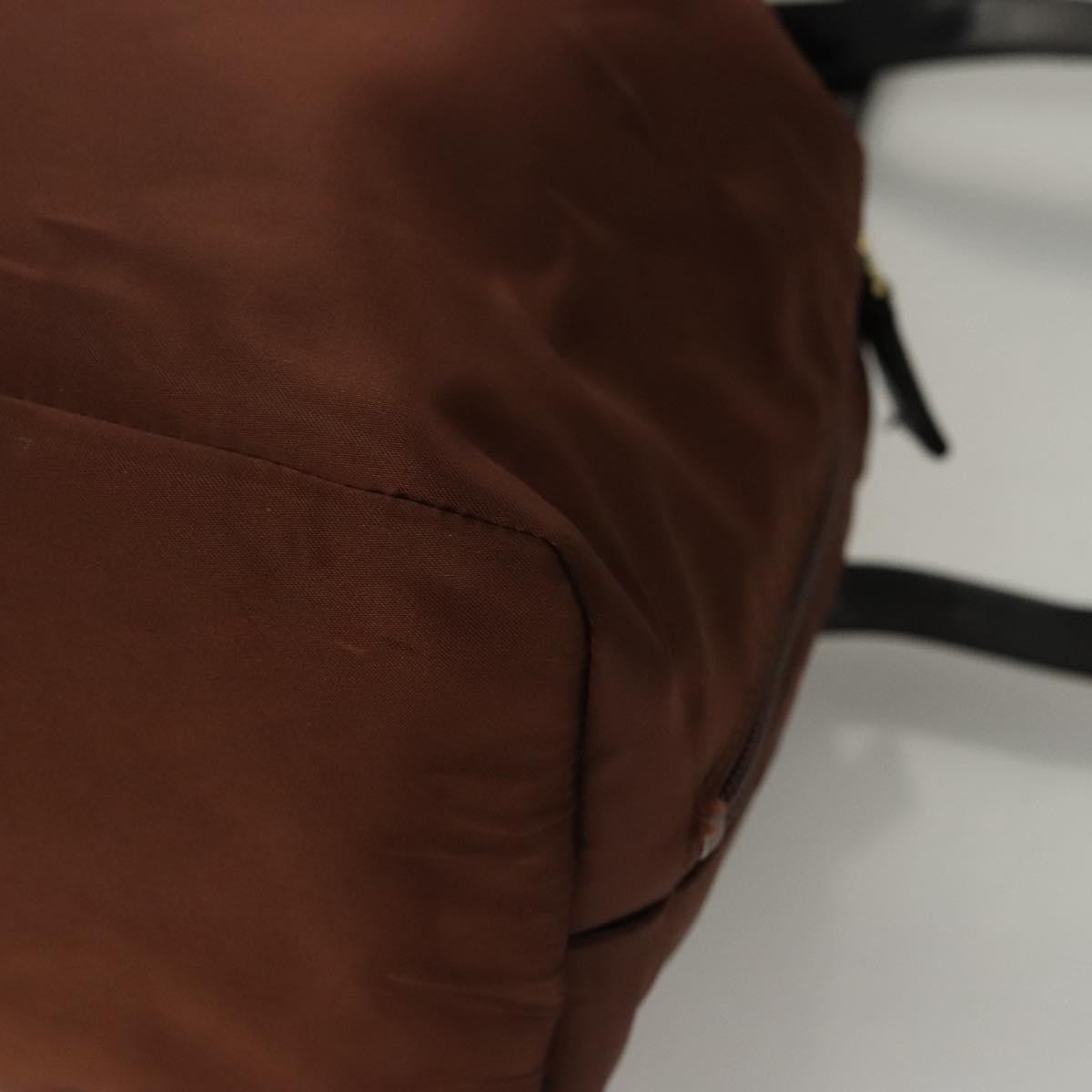 Balenciaga Vintage Nylon Brown Nylon Backpack Bag (Pre-Owned)