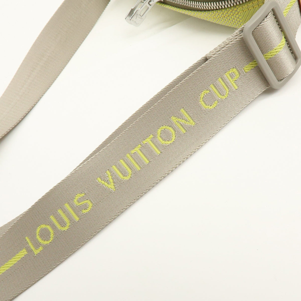 Louis Vuitton Cup Weathery Damier Geant Canvas Green Canvas Handbag (Pre-Owned)