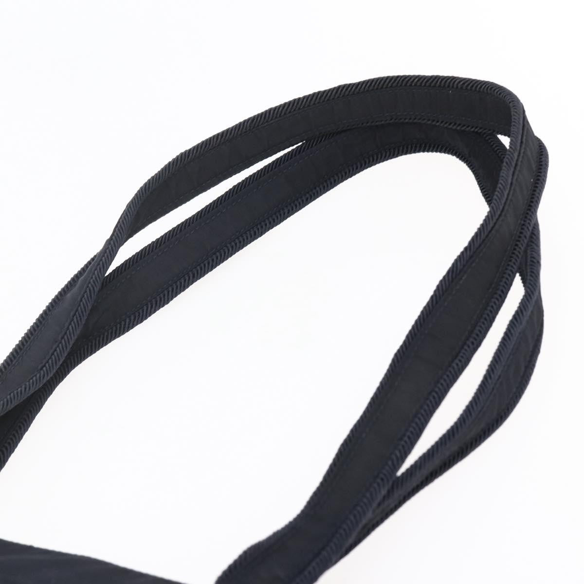 Prada Front Pocket Zip Tessuto Black Nylon Tote Bag Bag (Pre-Owned)