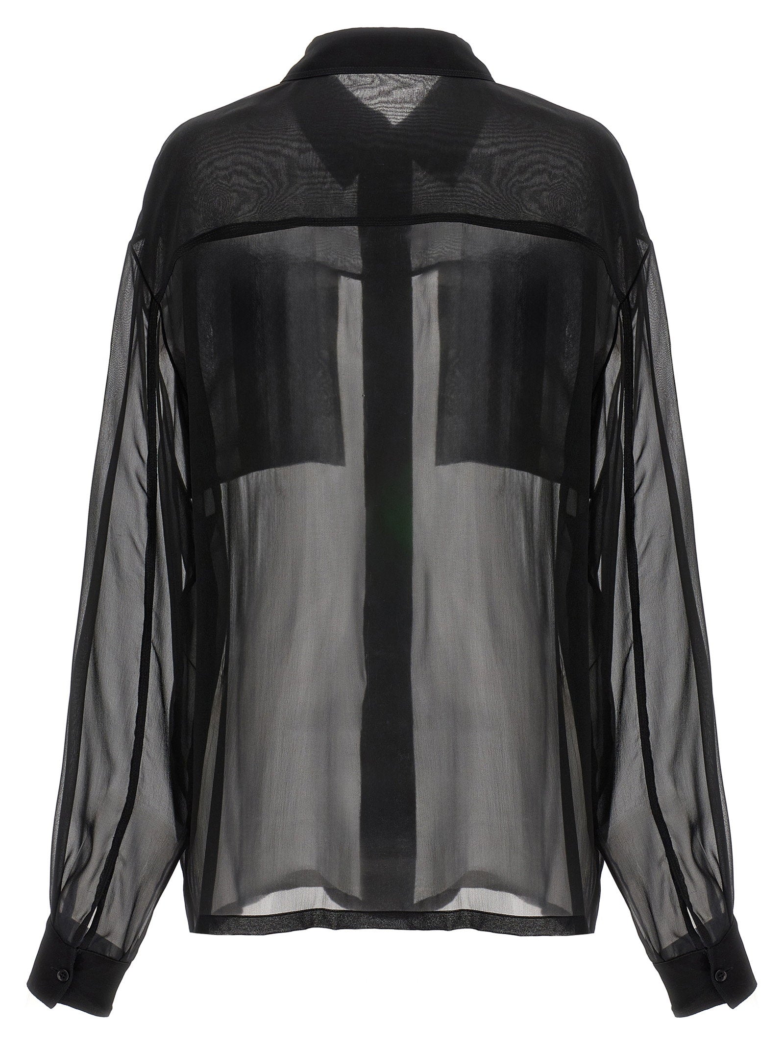 Saint Laurent Women's Silk Muslin Shirt