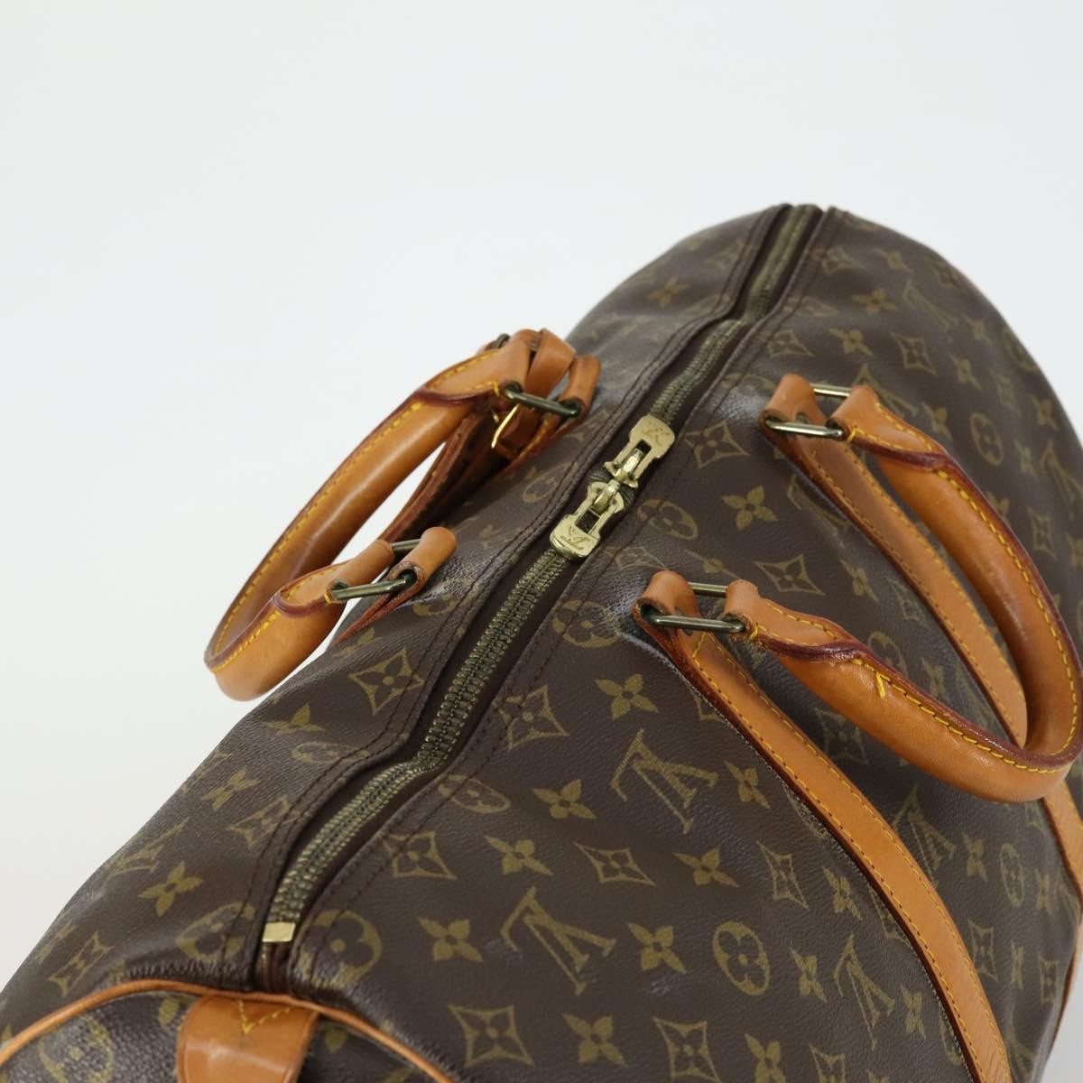 Louis Vuitton Keepall Monogram Canvas Brown Canvas Travel Bag Bag (Pre-Owned)