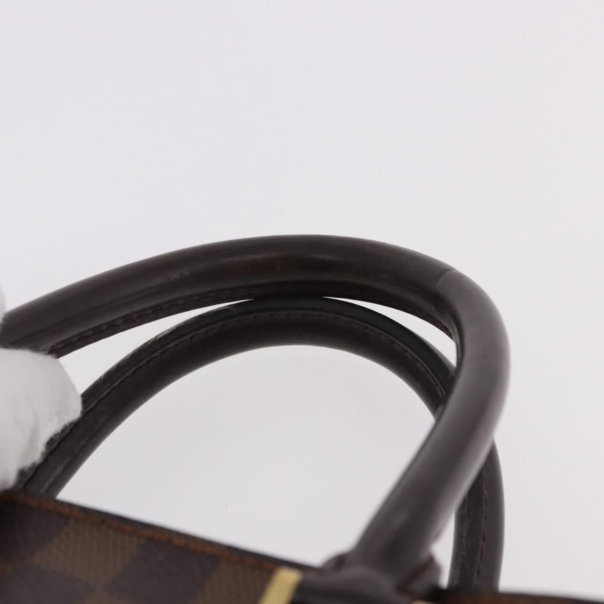 Louis Vuitton Triana Damier Brown Canvas Handbag (Pre-Owned)