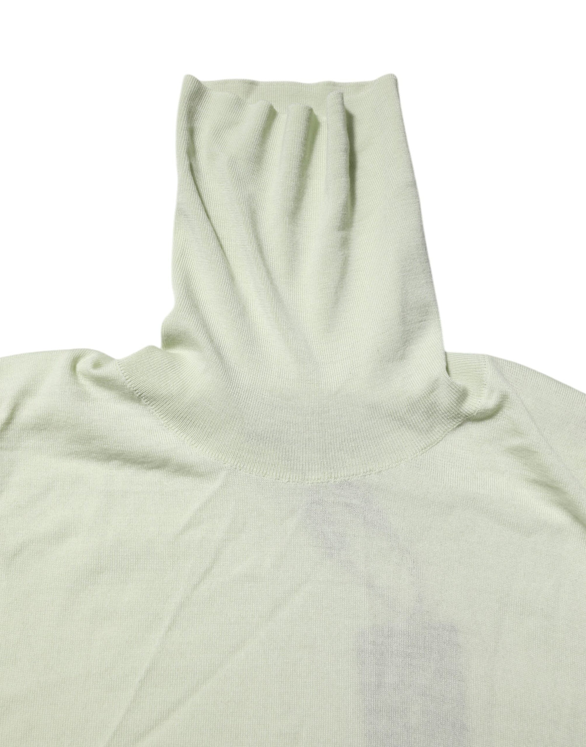 Dolce & Gabbana Mint Green Wool Turtleneck Pullover Men's Sweater (Pre-Owned)