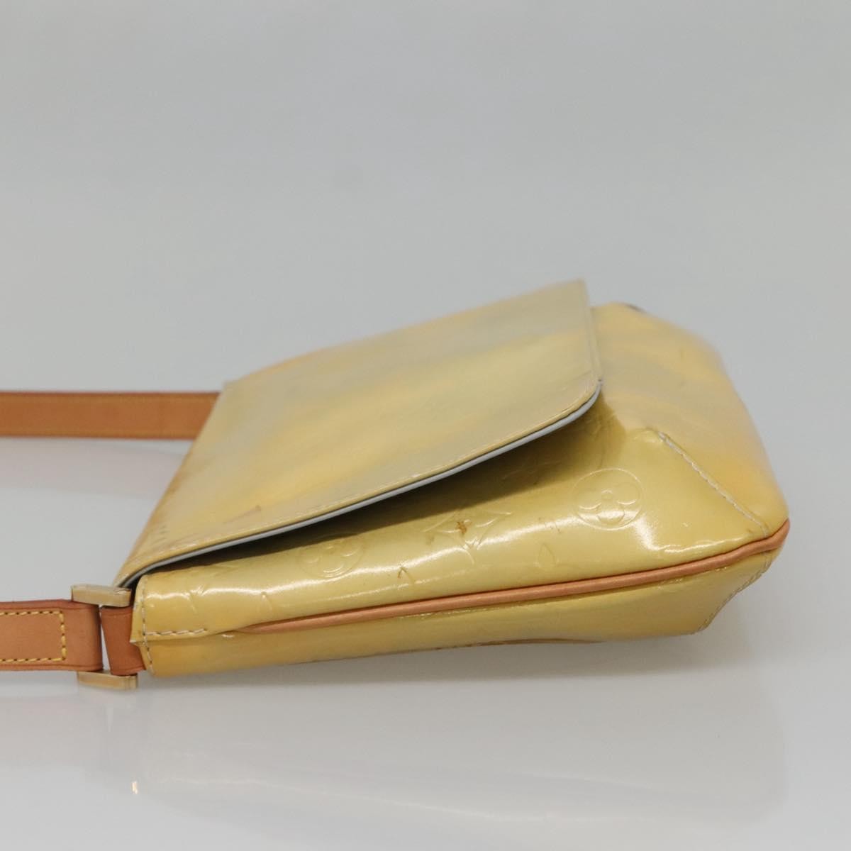 Louis Vuitton Thompson Street Monogram Vernis Beige Patent_Leather Shoulder Bag Bag (Pre-Owned)