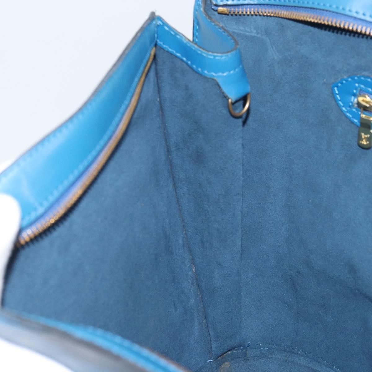 Louis Vuitton Saint Jacques Epi Leather Blue Leather Shoulder Bag Bag (Pre-Owned)