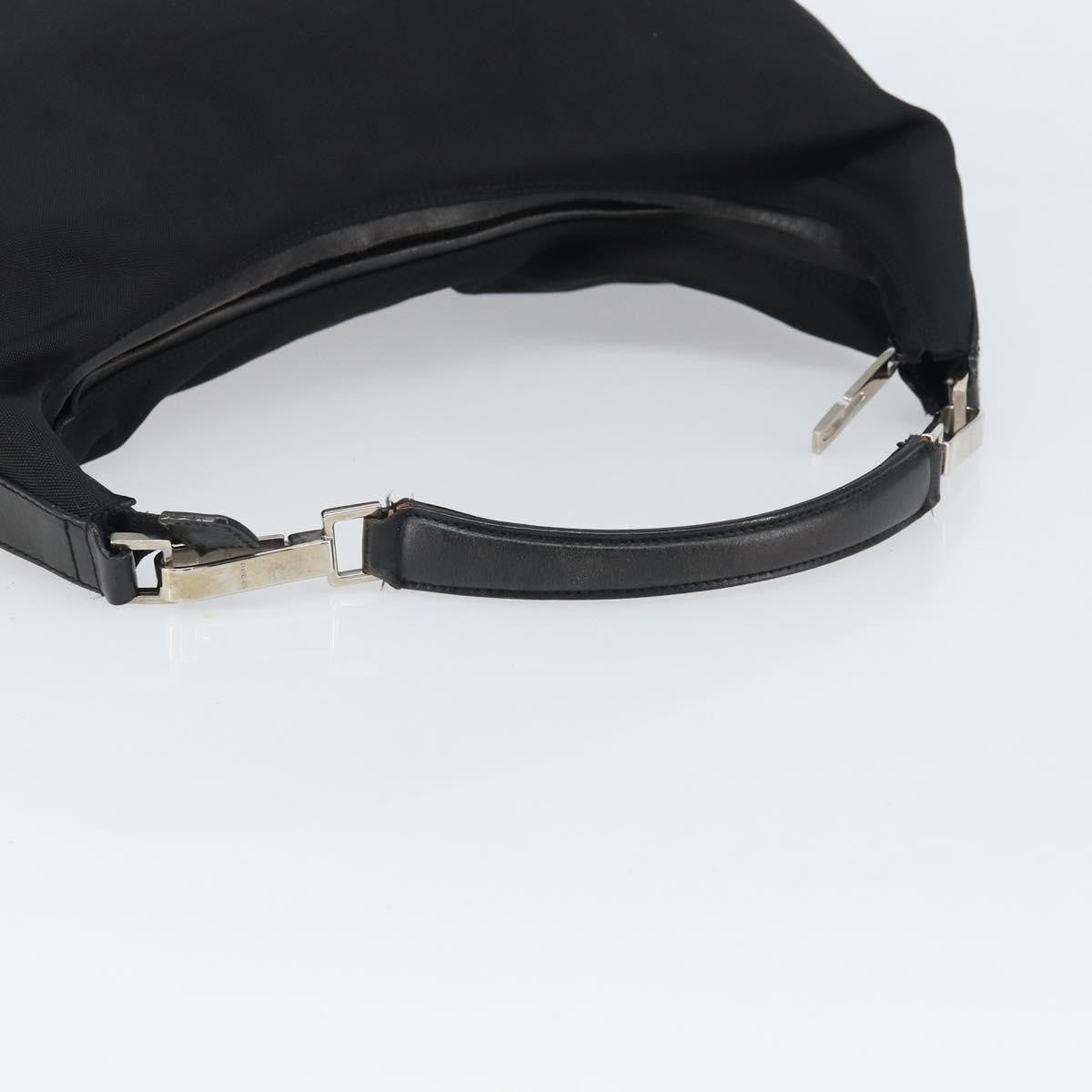 Gucci Vintage Nylon Black Nylon Shoulder Bag Bag (Pre-Owned)