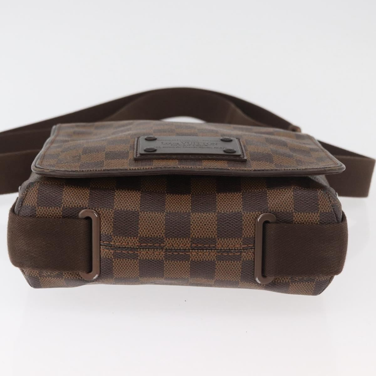 Louis Vuitton Brooklyn Damier Brown Canvas Handbag (Pre-Owned)