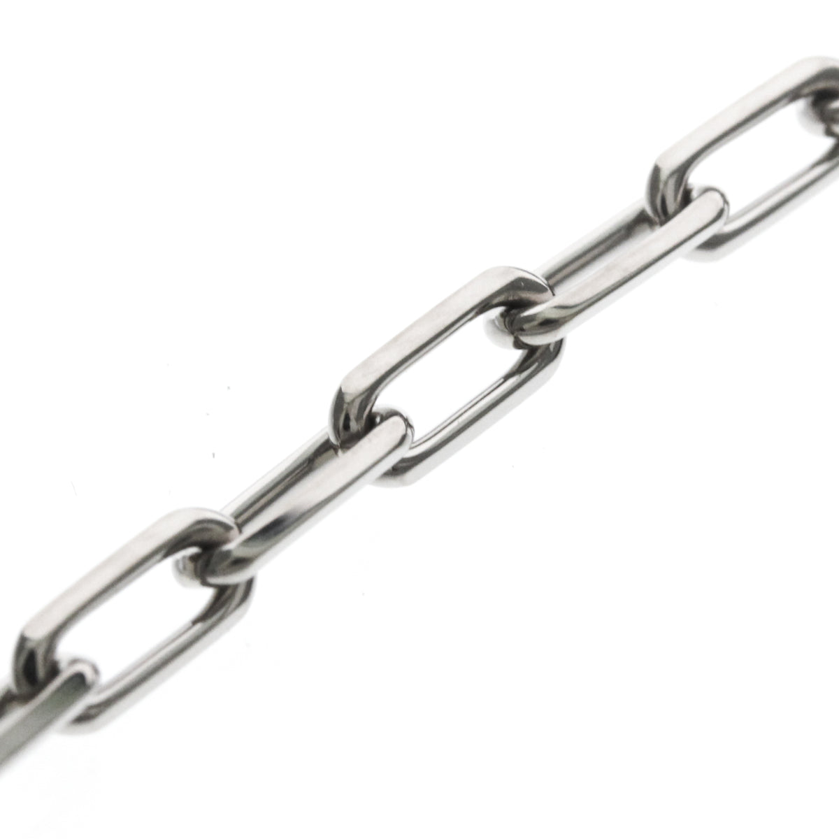 Cartier Santos De Cartier 18K White Gold Silver White_Gold Bracelet Jewelry (Pre-Owned)
