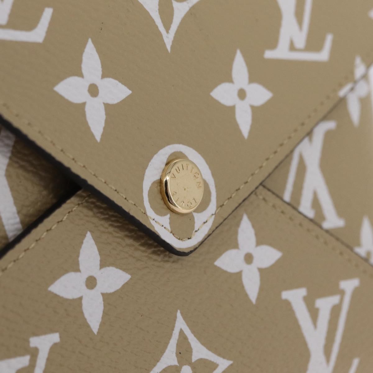 Louis Vuitton Kirigami Pochette Limited Edition Colored Monogram Giant Beige Canvas Clutche & Pouche Bag (Pre-Owned)