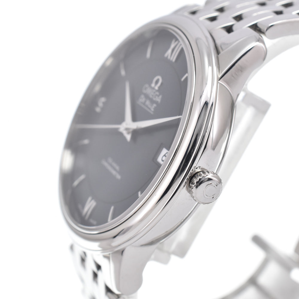 Omega De Ville Prestige Co-Axial Chronometer Automatic Stainless Steel And Mother Of Pearl Watch (Pre-Owned)