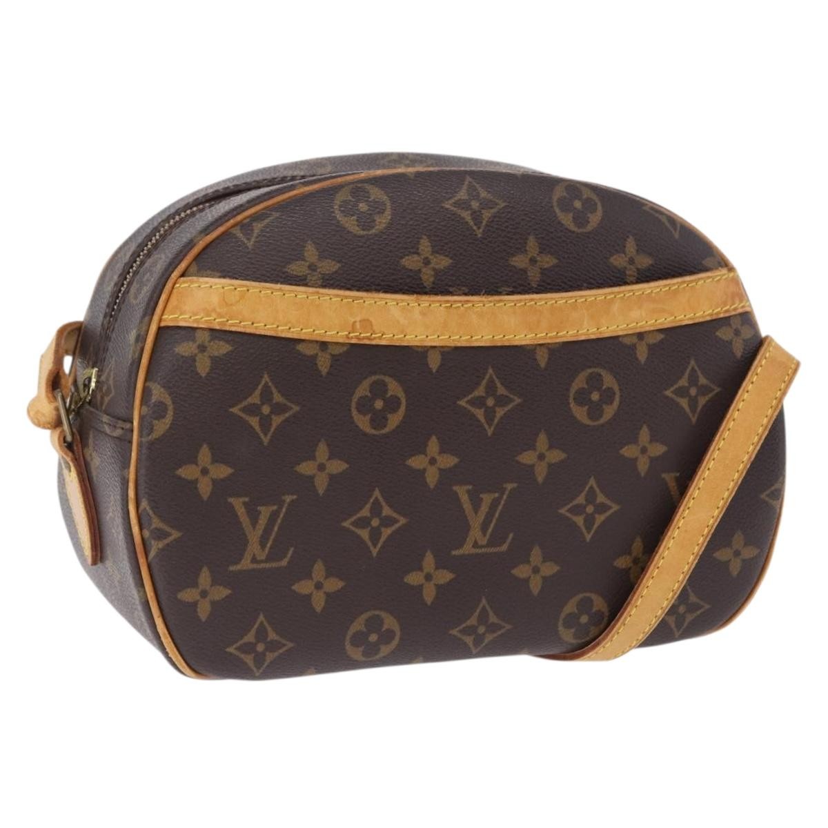 Louis Vuitton Blois Monogram Canvas Brown Canvas Shoulder Bag Bag (Pre-Owned)