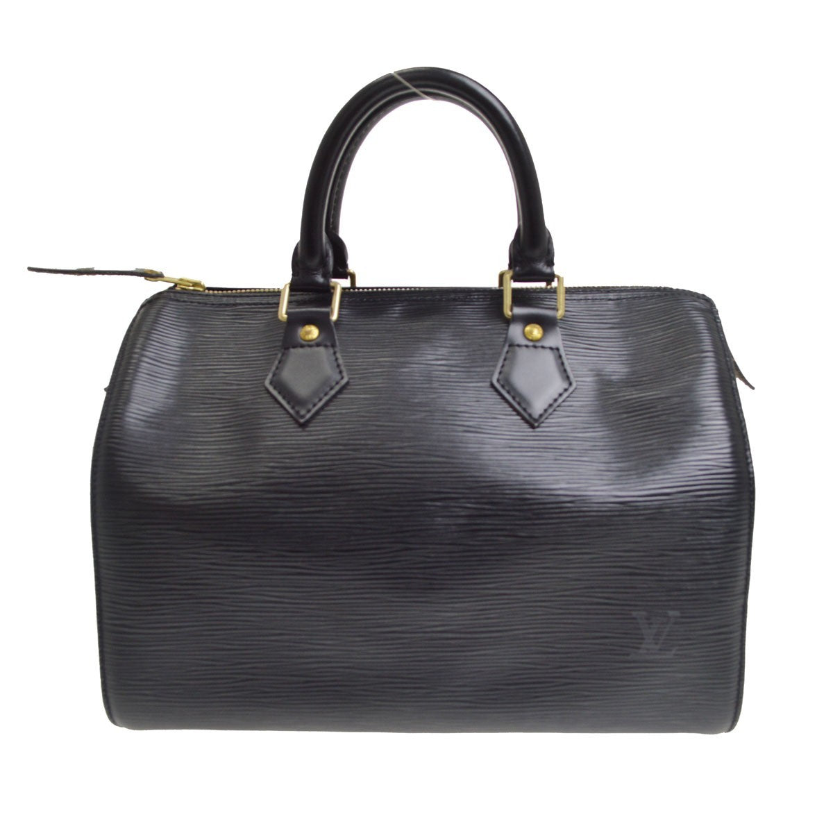 Louis Vuitton Speedy Epi Leather Black Leather Handbag (Pre-Owned)