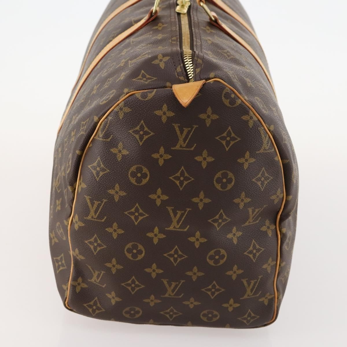 Louis Vuitton Keepall Monogram Canvas Brown Canvas Travel Bag Bag (Pre-Owned)