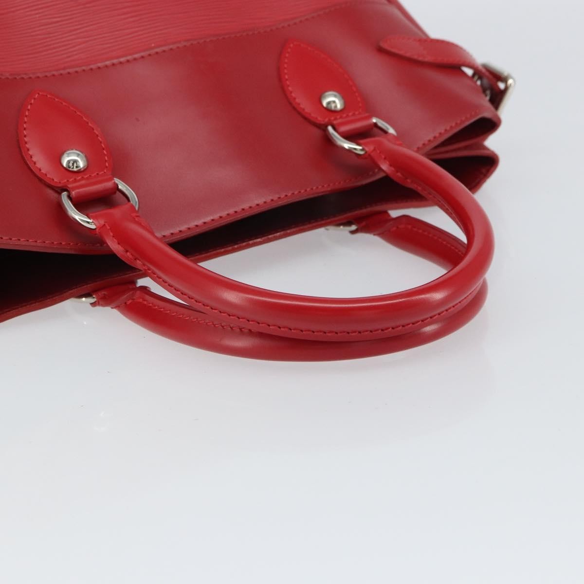 Louis Vuitton Passy Tote Epi Leather Red Leather Handbag (Pre-Owned)