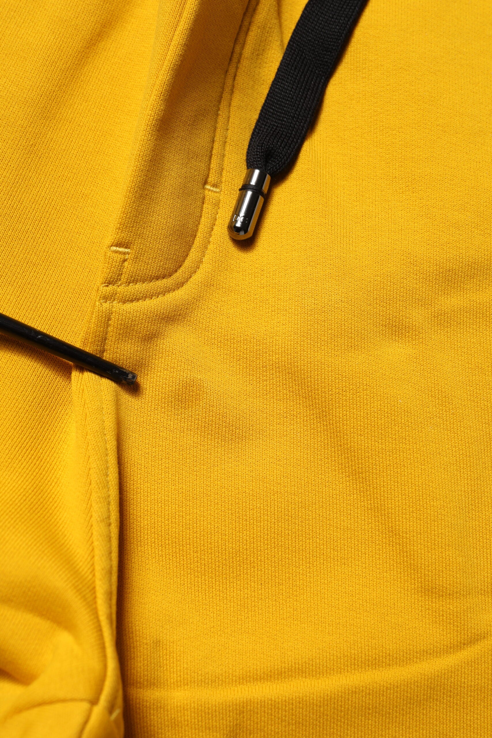 Dolce & Gabbana Yellow Cotton Sweatpant Jogger Trouser Men's Pants (Pre-Owned)