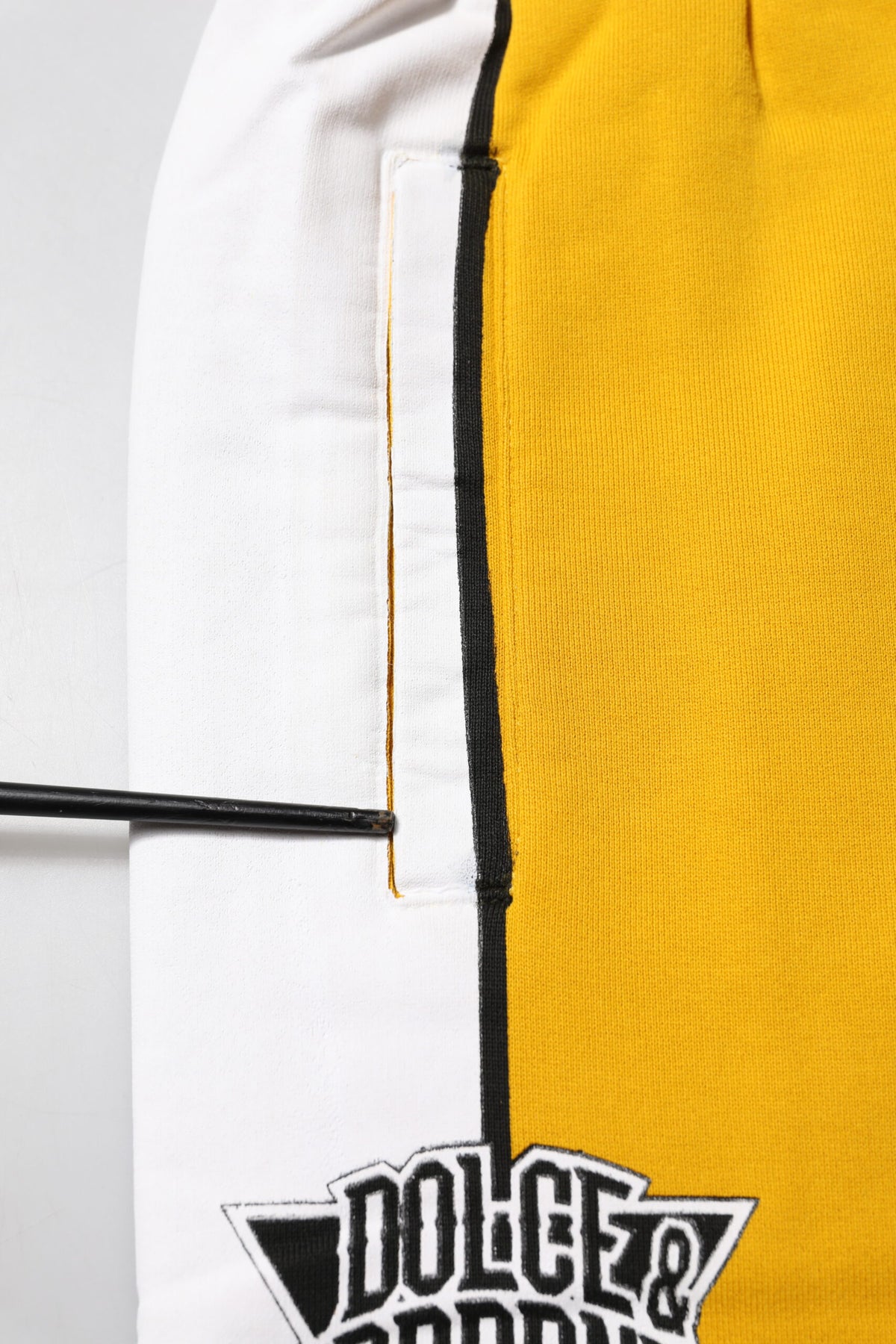 Dolce & Gabbana Yellow Cotton Sweatpant Jogger Trouser Men's Pants (Pre-Owned)