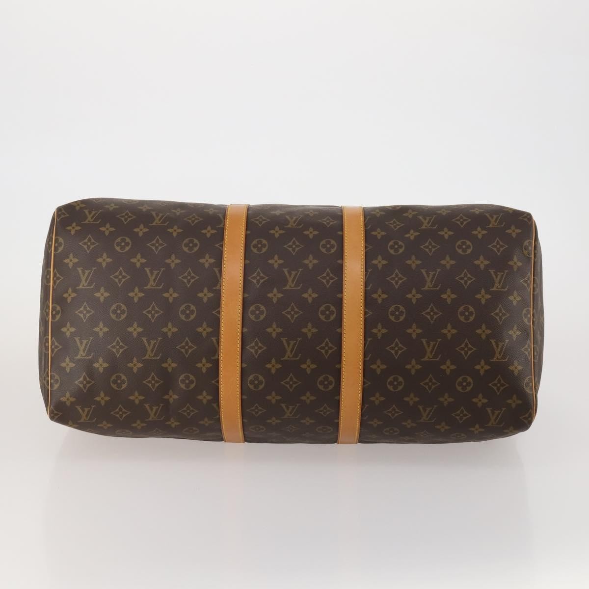 Louis Vuitton Keepall Monogram Canvas Brown Canvas Travel Bag Bag (Pre-Owned)