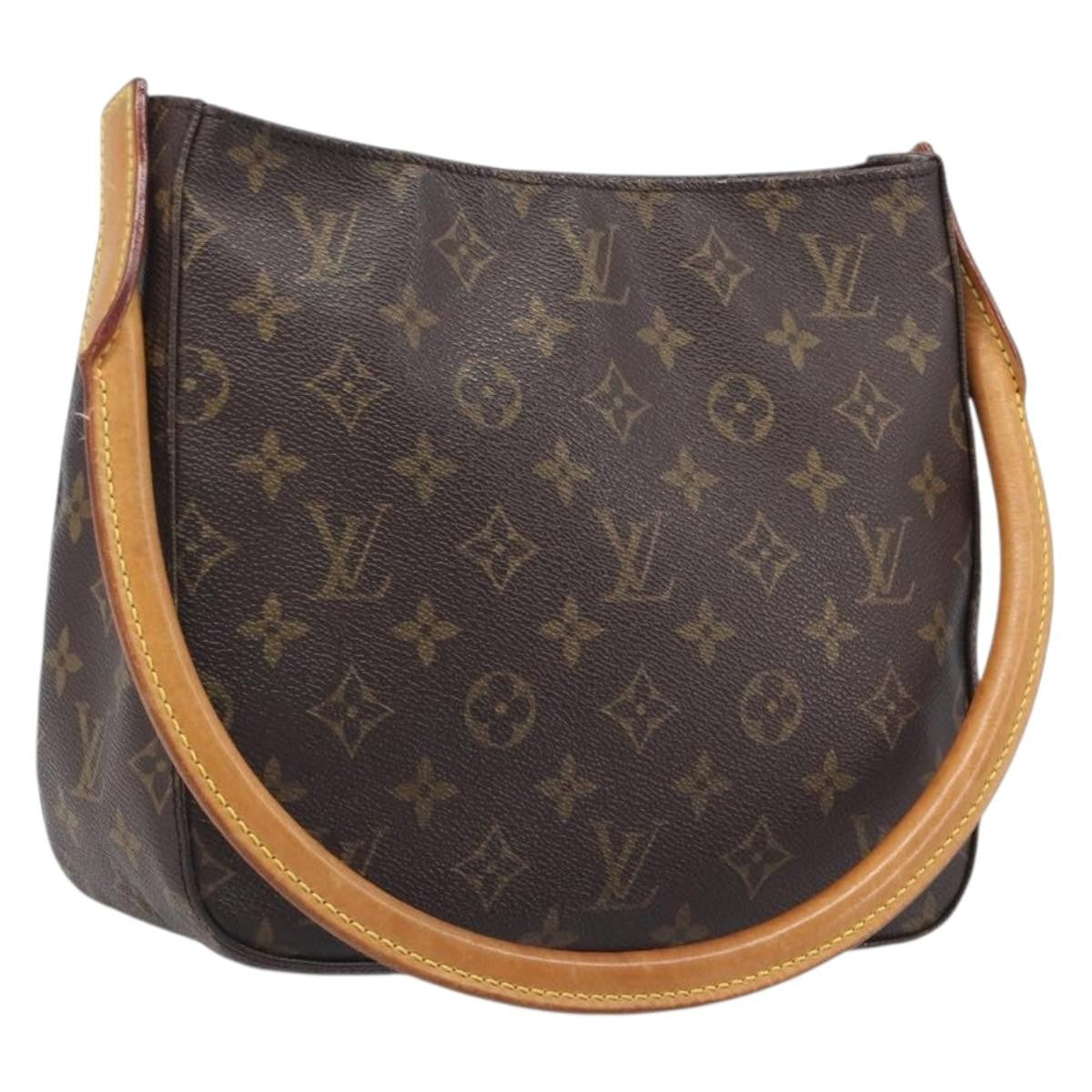 Louis Vuitton Looping Monogram Canvas Brown Canvas Handbag (Pre-Owned)