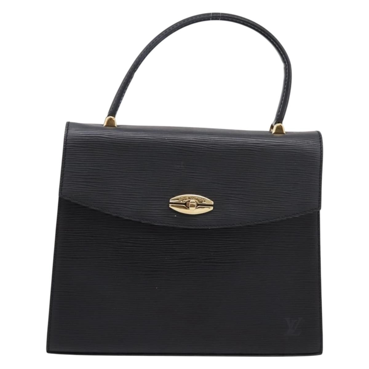 Louis Vuitton Malesherbes Epi Leather Black Leather Handbag (Pre-Owned)