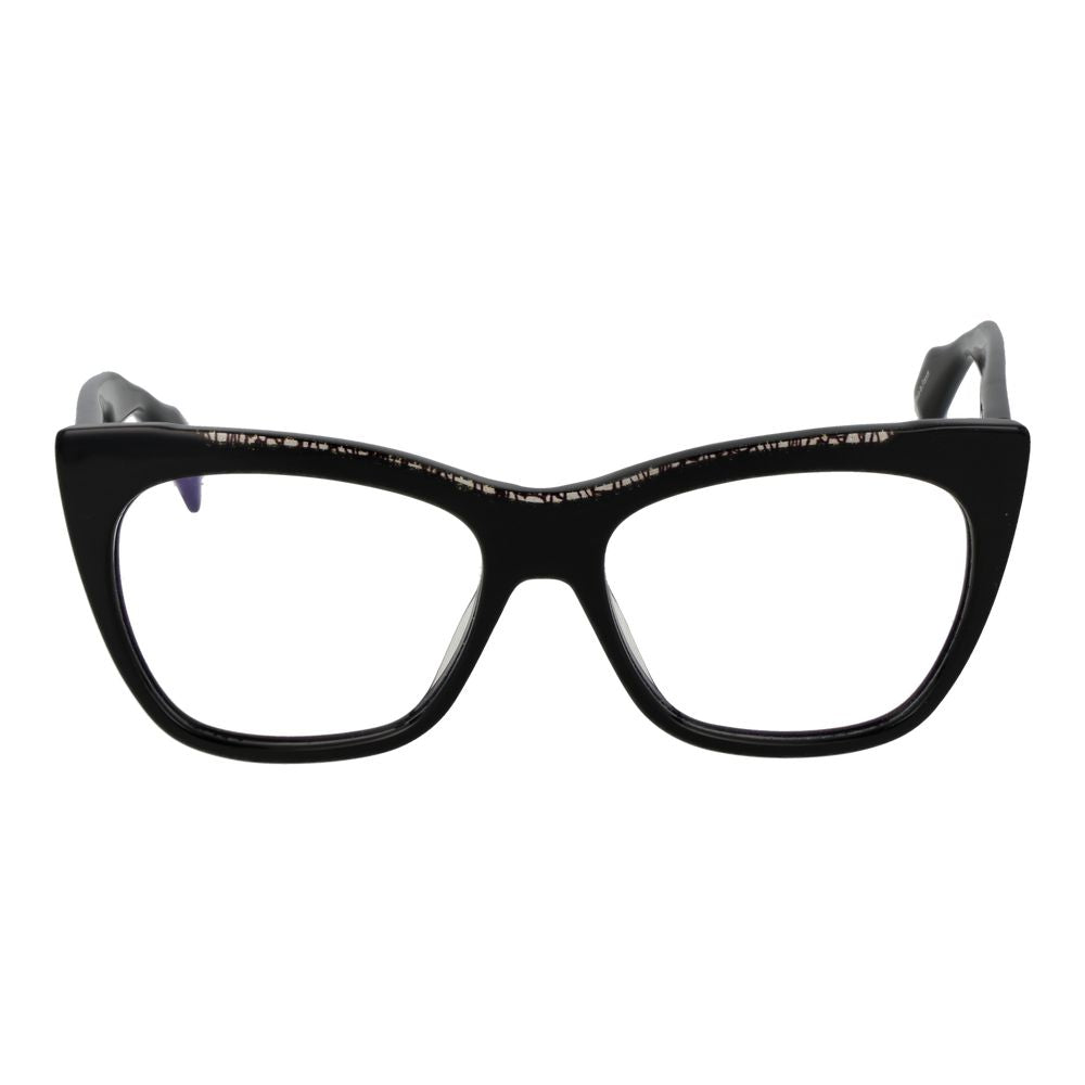 Yohji Yamamoto Black Plastic Glasses Men's (Frames)