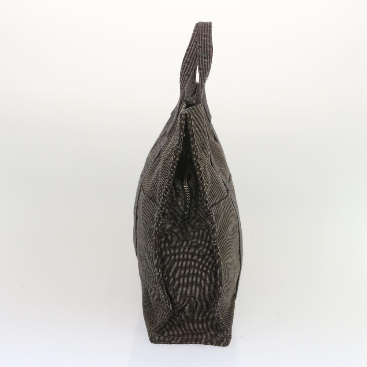Hermes Fourre-Tout Herline Canvas Gray Canvas Tote Bag Bag (Pre-Owned)