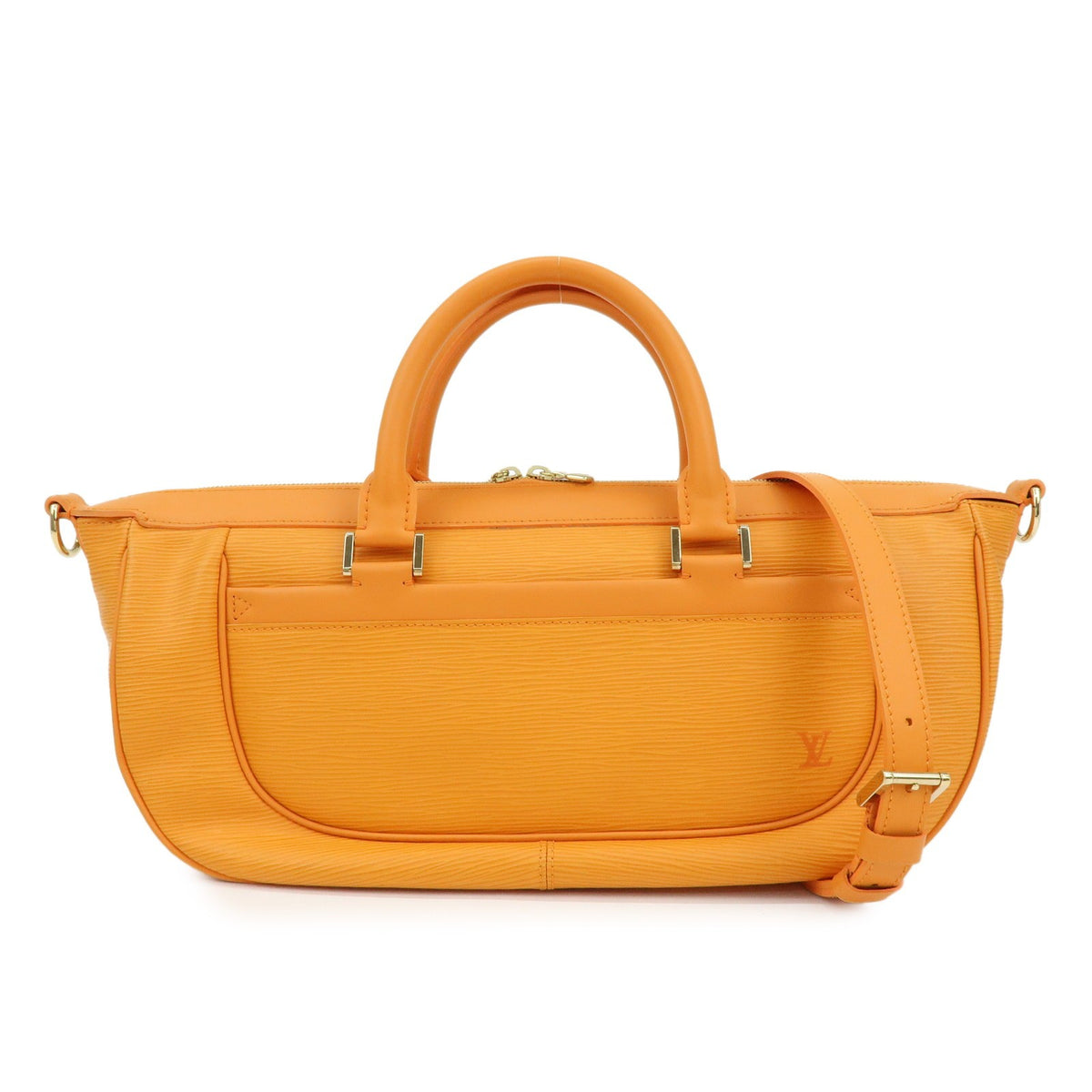 Louis Vuitton Dhanura Epi Leather Orange Leather Handbag (Pre-Owned)