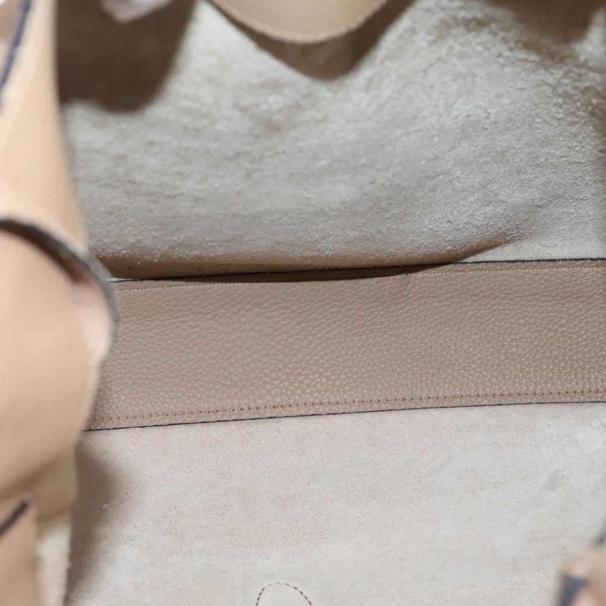 Gucci Jackie Soft Hobo Leather Beige Leather Shoulder Bag Bag (Pre-Owned)