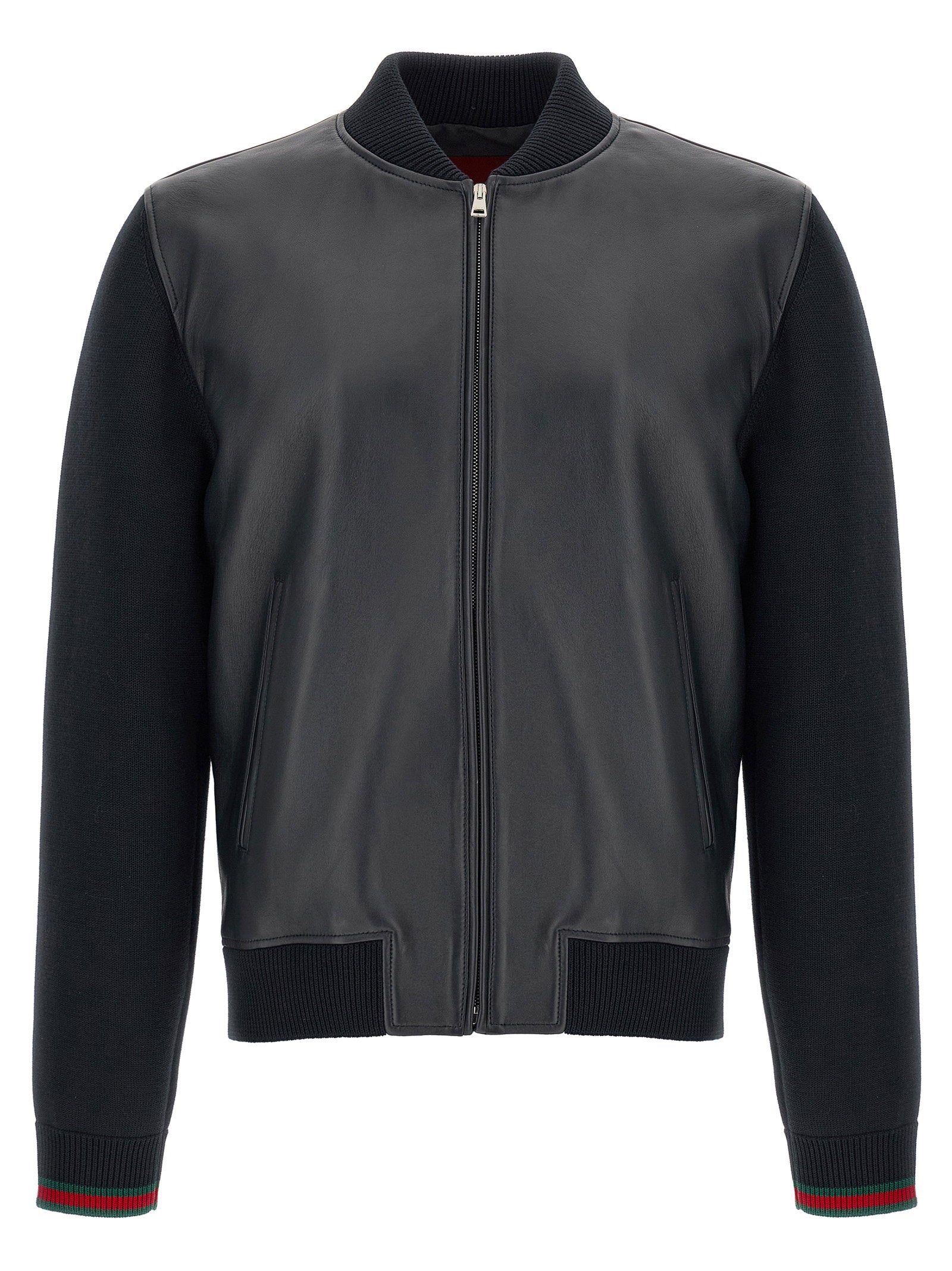 Gucci Men's Bomber Jacket With Tassel And Sweater