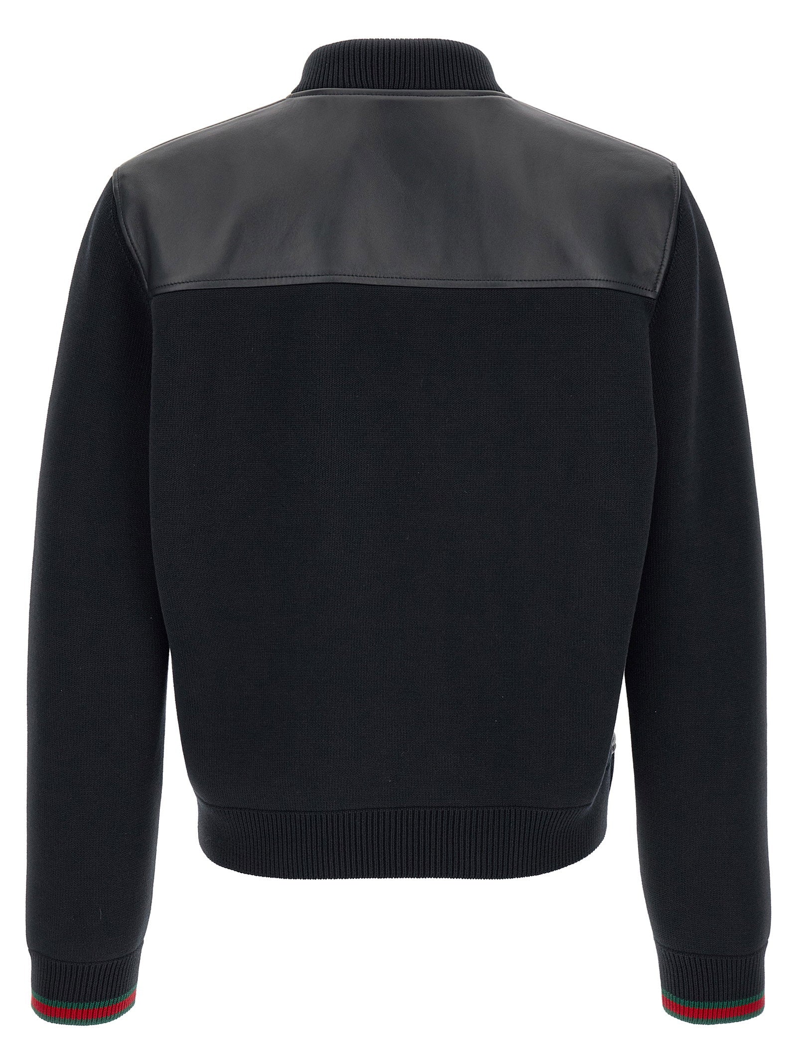 Gucci Men's Bomber Jacket With Tassel And Sweater