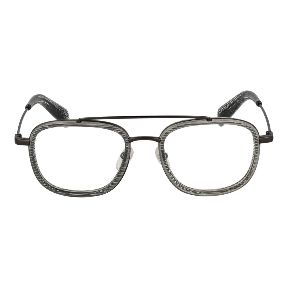 Yohji Yamamoto Gray Plastic Glasses Men's (Frames)