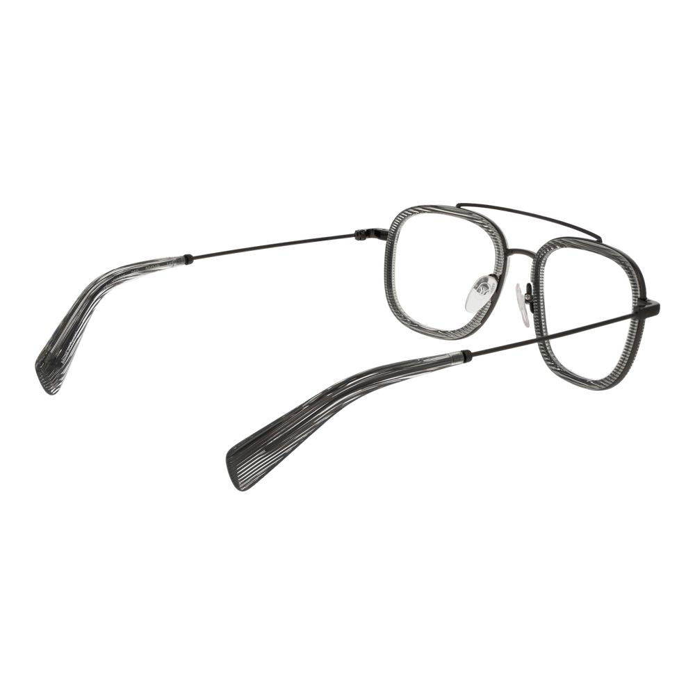Yohji Yamamoto Gray Plastic Glasses Men's (Frames)