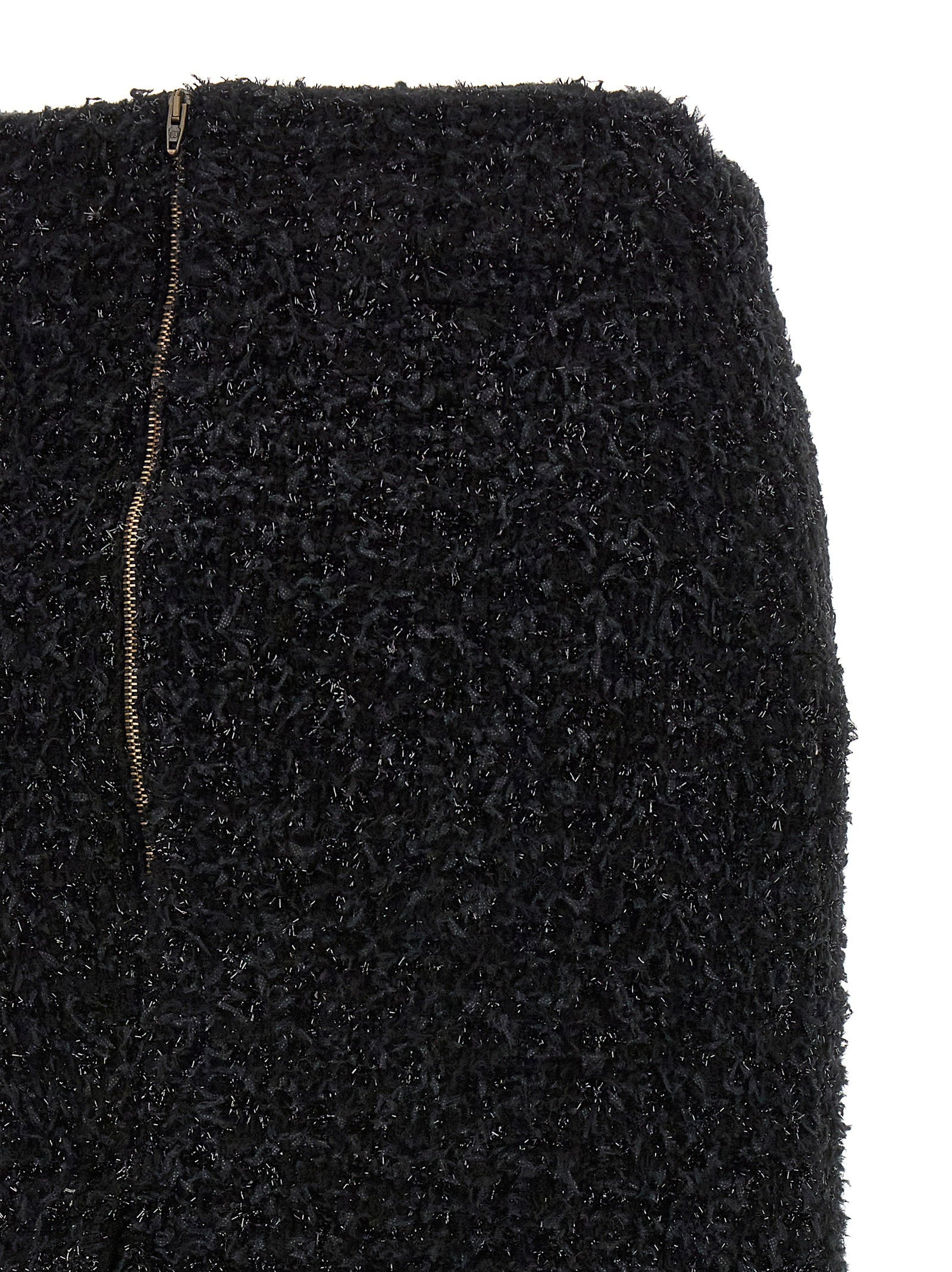 Balenciaga Women's Tweed Midi Skirt