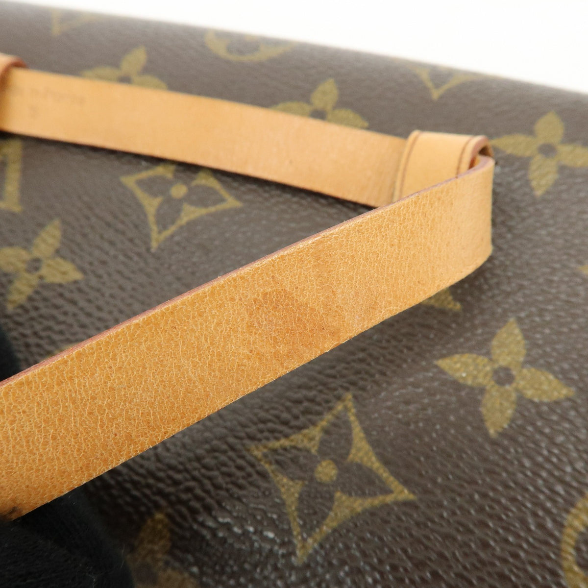 Louis Vuitton Florentine Waist Monogram Canvas Brown Canvas Handbag (Pre-Owned)