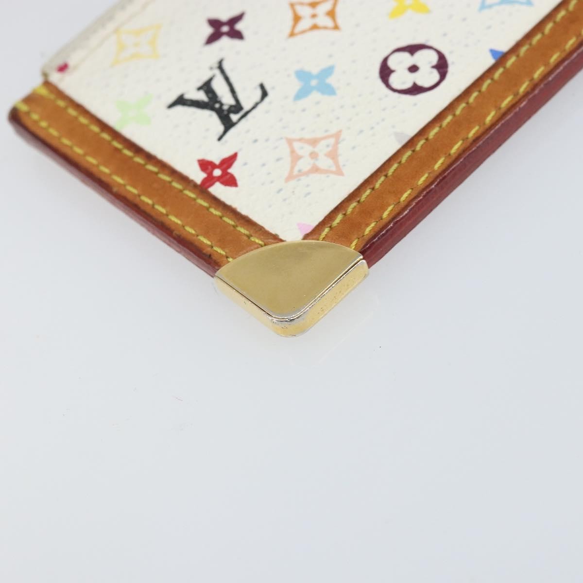 Louis Vuitton Pochette Clés Nm Monogram Multicolor Canvas White Canvas Wallets Accessory (Pre-Owned)
