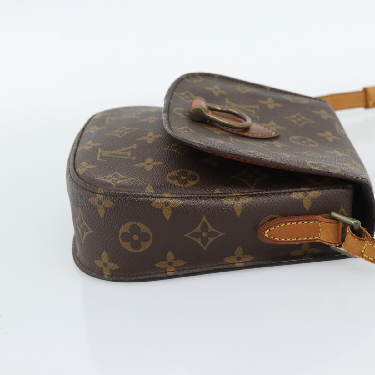 Louis Vuitton Saint Cloud Monogram Canvas Brown Canvas Shoulder Bag Bag (Pre-Owned)