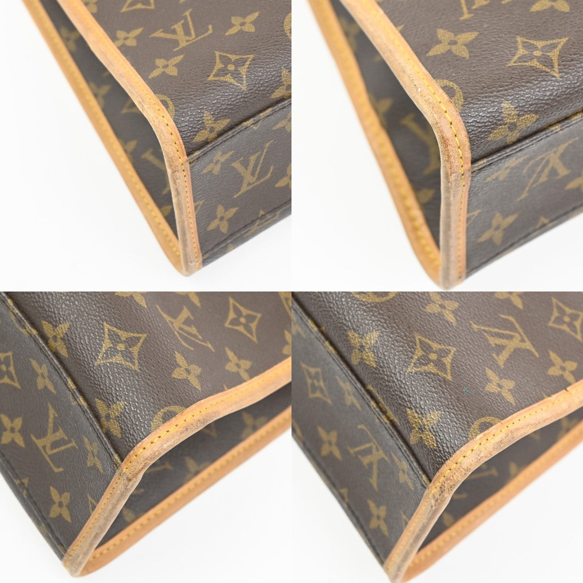 Louis Vuitton Beverly Monogram Canvas Brown Canvas Briefcase Bag (Pre-Owned)