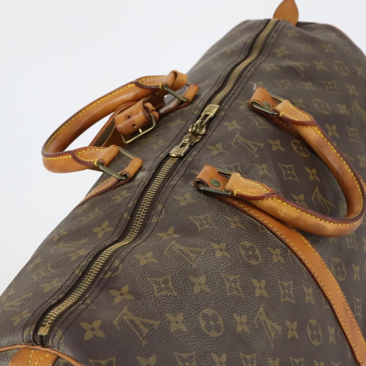 Louis Vuitton Keepall Monogram Canvas Brown Canvas Travel Bag Bag (Pre-Owned)
