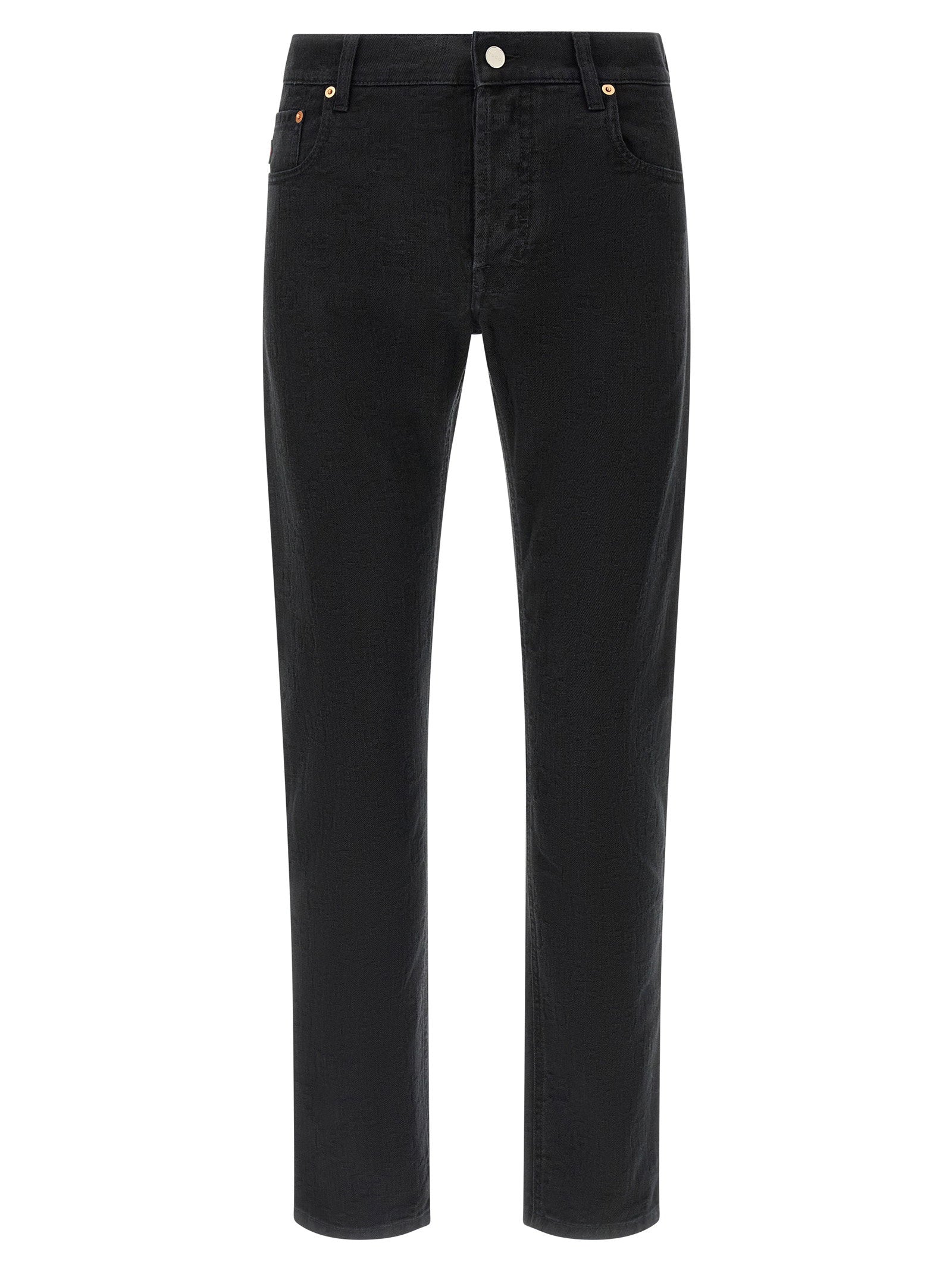 Gucci Men's Gg Jacquard Denim Jeans