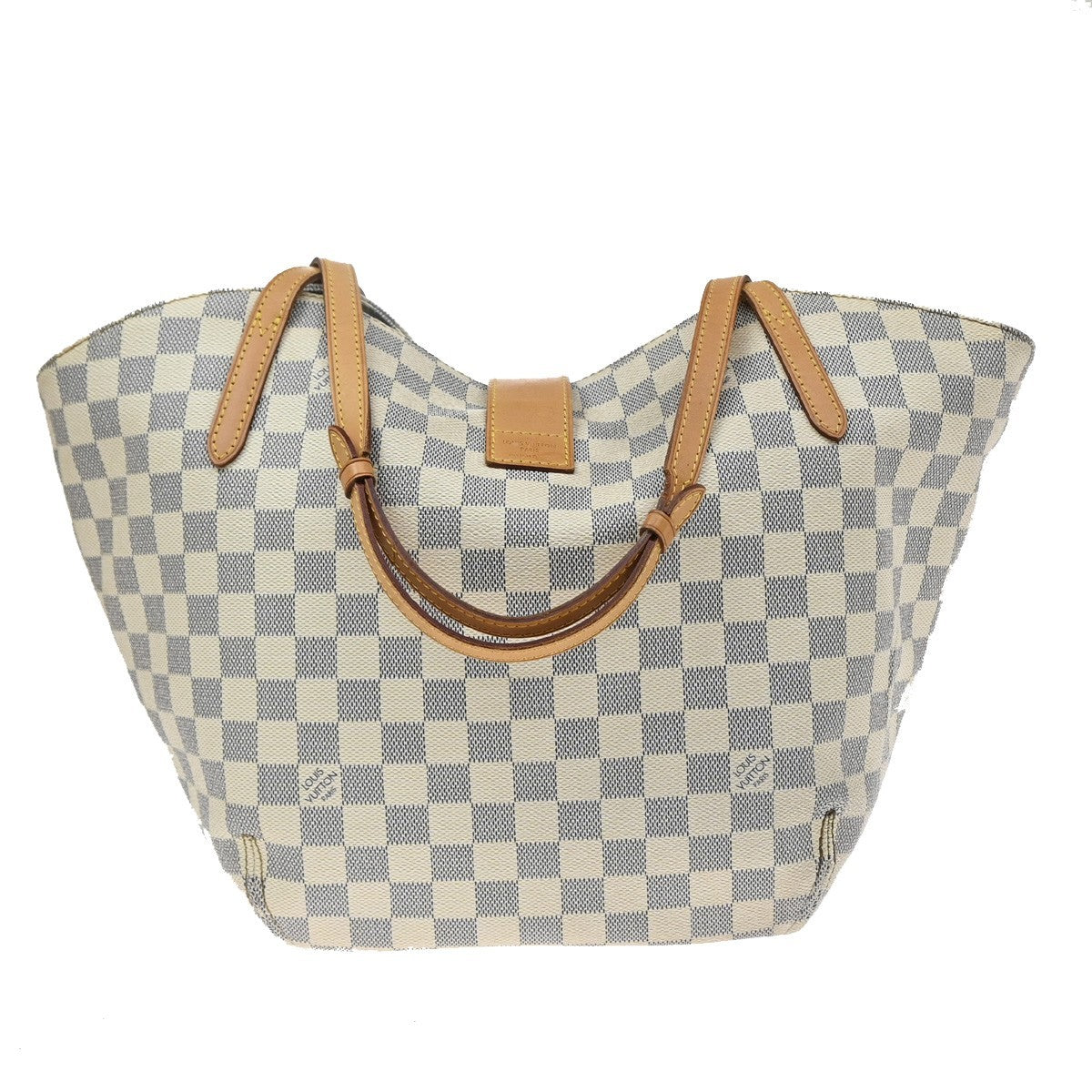 Louis Vuitton Salina Damier White Canvas Handbag (Pre-Owned)