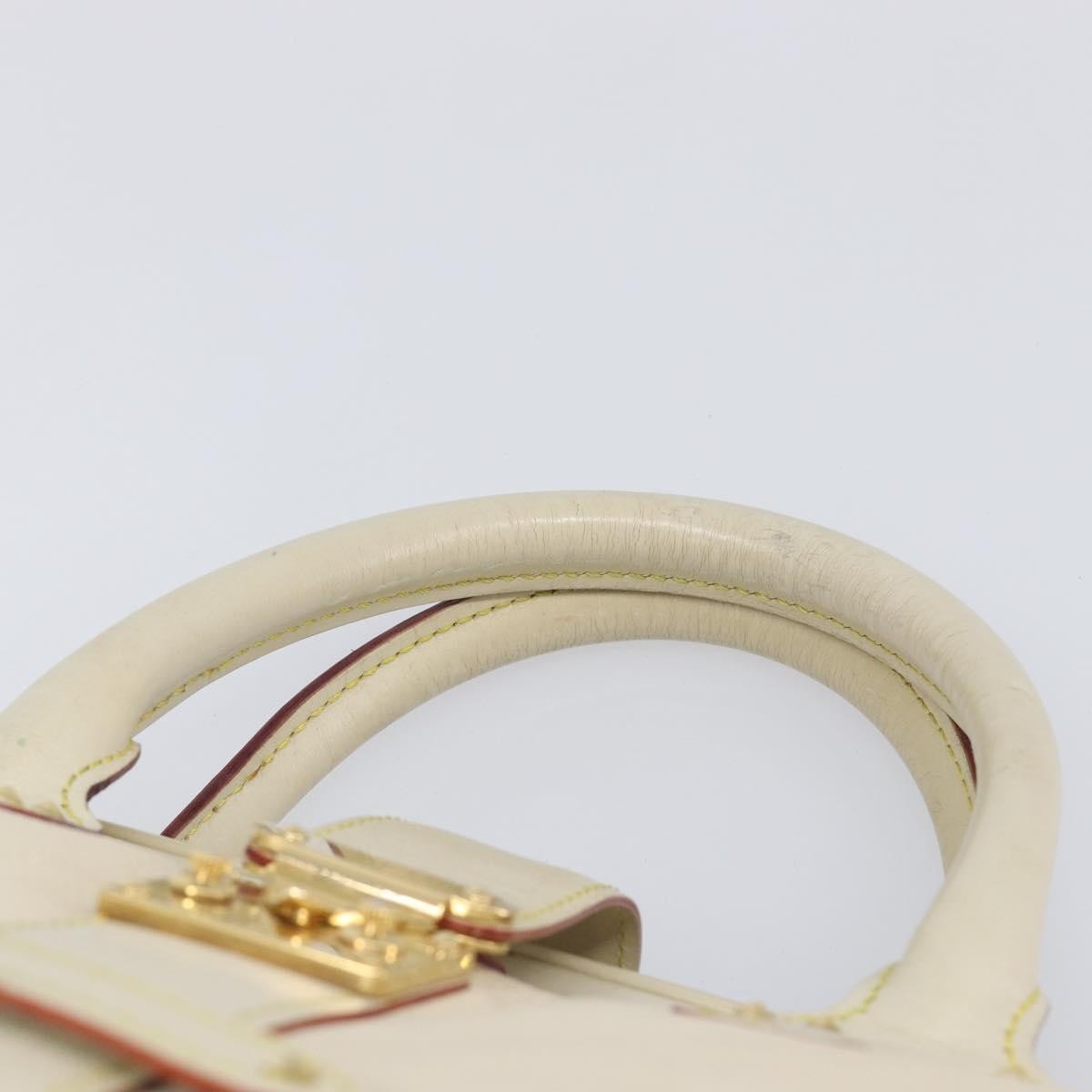 Louis Vuitton Suhali L'ingenieux Leather White Leather Handbag (Pre-Owned)