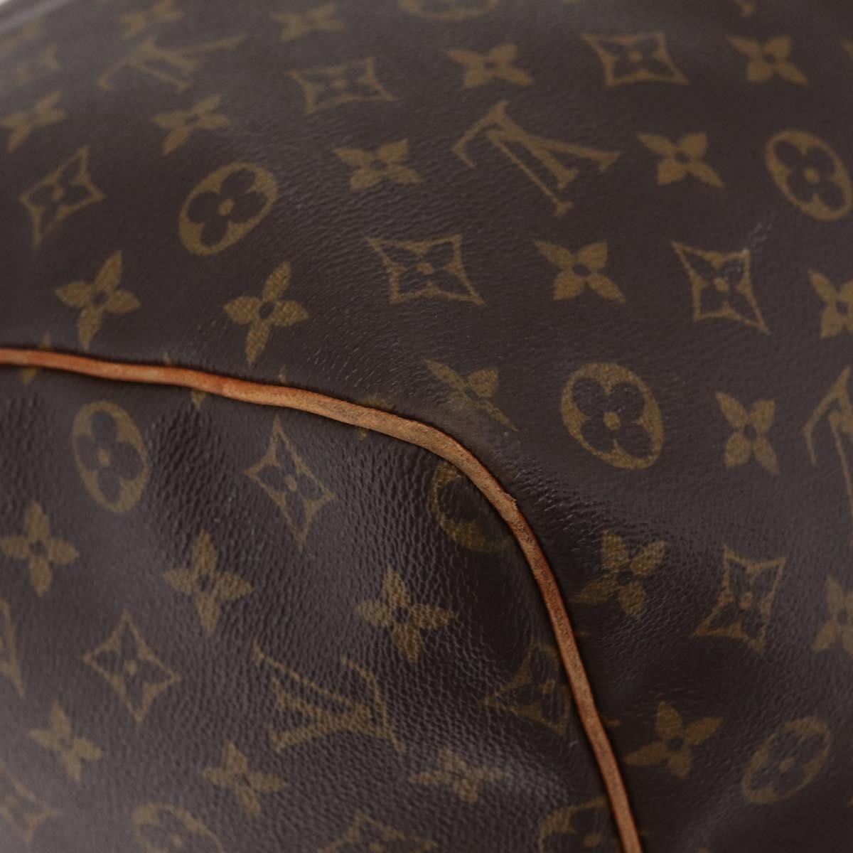 Louis Vuitton Keepall Monogram Canvas Brown Canvas Travel Bag Bag (Pre-Owned)